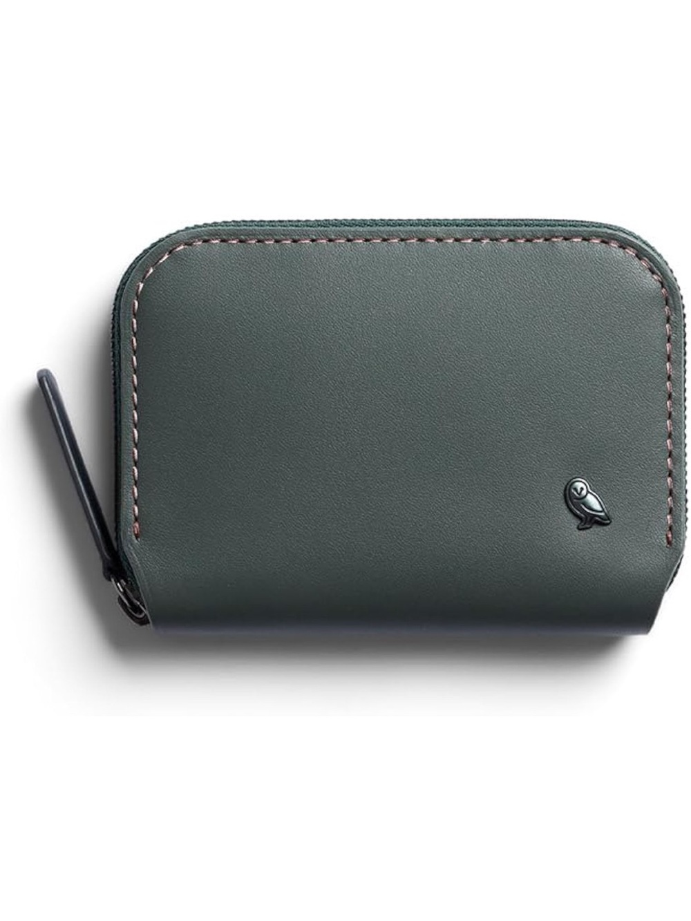 Bellroy Compact Zippered Card & Coin Wallet in Deep Green
